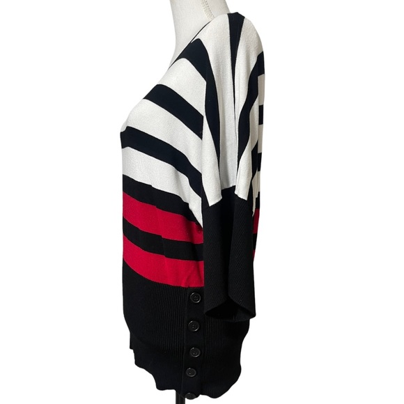 Graphic slouchy professional striped sweater - Picture 2 of 3